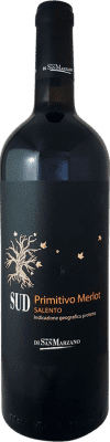 9,95 € Free Shipping | Red wine San Marzano I.G.T. Salento Italy Merlot, Nebbiolo Bottle 75 cl