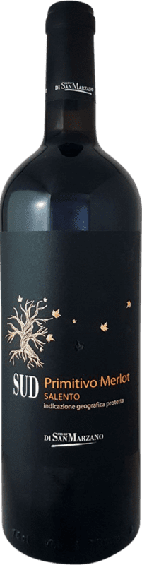 10,95 € Бесплатная доставка | Красное вино San Marzano I.G.T. Salento Италия Merlot — Мерло, Nebbiolo — Неббиоло Бутылка 75 cl