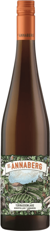 16,95 € Kostenloser Versand | Weißwein Sankt Annaberg Burrweiler Terassenlage Q.b.A. Pfälz Pfälz Deutschland Riesling Flasche 75 cl