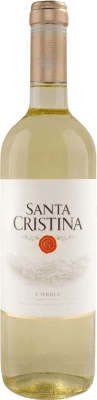 5,95 € Envío gratis | Vino blanco Santa Cristina Bianco I.G.T. Umbria Toscana Italia Viognier, Procanico, Grechetto Media Botella 37 cl
