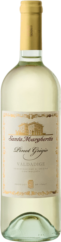 14,95 € Бесплатная доставка | Белое вино Santa Margherita D.O.C. Valdadige Terra dei Forti Трентино Италия Pinot Grey бутылка 75 cl