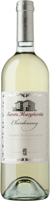12,95 € Бесплатная доставка | Белое вино Santa Margherita I.G.T. Vigneti delle Dolomiti Трентино Италия Chardonnay — Шардоне Бутылка 75 cl