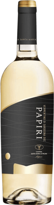 14,95 € Envoi gratuit | Vin blanc Santa Maria di Palma Papiri D.O.C. Vermentino di Sardegna Cerdeña Italie Bouteille 75 cl