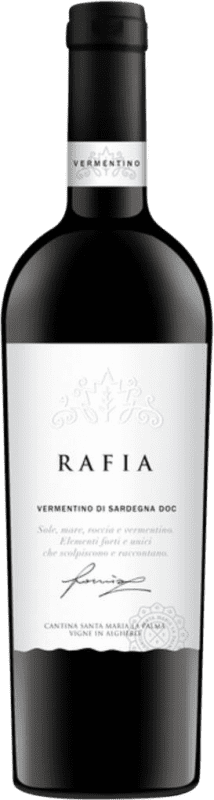 25,95 € Envío gratis | Vino blanco Santa Maria di Palma Ràfia D.O.C. Vermentino di Sardegna Cerdeña Italia Vermentino Botella 75 cl