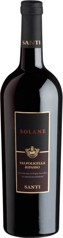 22,95 € Envoi gratuit | Vin rouge Santi Solane D.O.C. Valpolicella Ripasso Venecia Italie Nebbiolo, Corvina Bouteille 75 cl