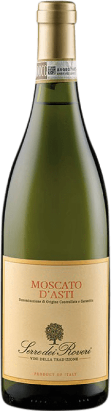 9,95 € Envio grátis | Vinho branco Sartirano Serre dei Roveri D.O.C.G. Moscato d'Asti Piemonte Itália Mascate Garrafa 75 cl