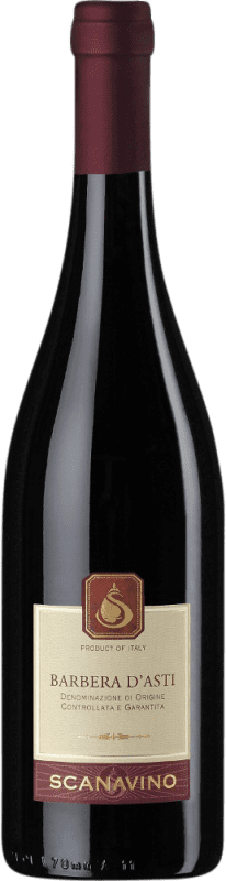 10,95 € Free Shipping | Red wine Scanavino D.O.C. Barbera d'Asti Piemonte Italy Barbera Bottle 75 cl