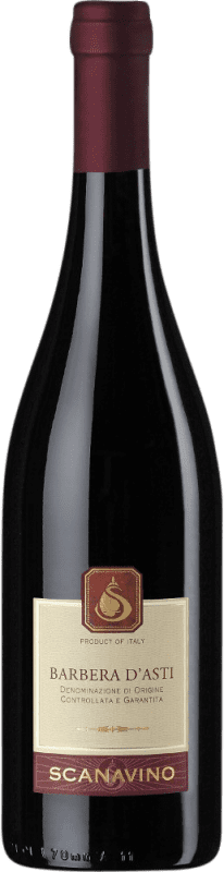 10,95 € Kostenloser Versand | Rotwein Scanavino D.O.C. Barbera d'Asti Piemont Italien Barbera 75 cl