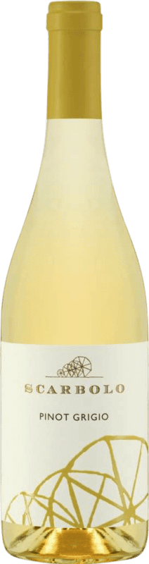 19,95 € Envio grátis | Vinho branco Scarbolo D.O.C. Friuli Friuli-Venezia Giulia Itália Pinot Cinza Garrafa 75 cl