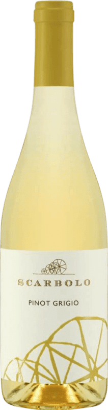 16,95 € Kostenloser Versand | Weißwein Scarbolo D.O.C. Friuli Friaul-Julisch Venetien Italien Pinot Gris — Grauburgunder 75 cl