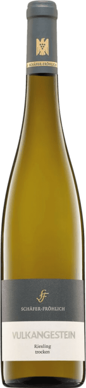 31,95 € Бесплатная доставка | Белое вино Schäfer-Fröhlich Vulkangestein Q.b.A. Nahe Nahe Германия Riesling бутылка 75 cl