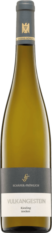 35,95 € Бесплатная доставка | Белое вино Schäfer-Fröhlich Vulkangestein Q.b.A. Nahe Nahe Германия Riesling — Рислинг 75 cl