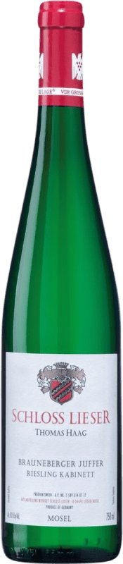 27,95 € 免费送货 | 白酒 Schloss Lieser Juffer Kabinett Q.b.A. Mosel Mosel 德国 Riesling 瓶子 75 cl