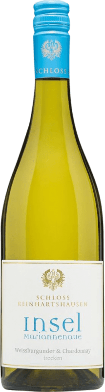 13,95 € Бесплатная доставка | Белое вино Schloss Reinhartshausen Weissburgunder Chardonnay Q.b.A. Rheingau Rheingau Германия Chardonnay, Pinot White бутылка 75 cl