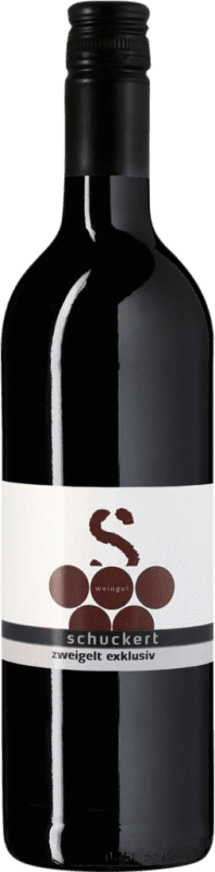 10,95 € Envio grátis | Vinho tinto Schuckert Exklusiv Seco D.A.C. Weinviertel Áustria Zweigelt Garrafa 75 cl