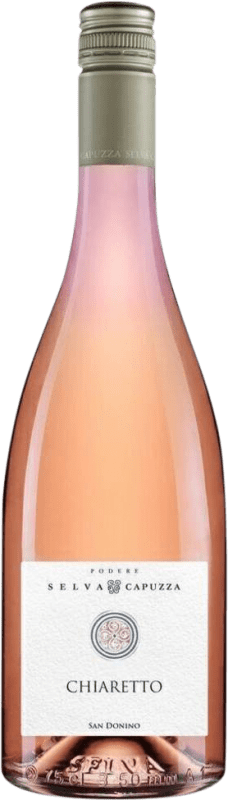 13,95 € Kostenloser Versand | Rosé-Wein Selva Capuzza San Donino Chiaretto Classico D.O.C. Piedmont Piemont Italien Flasche 75 cl