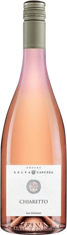 15,95 € Free Shipping | Rosé Wine Selva Capuzza San Donino Chiaretto Classic D.O.C. Piedmont Piemonte Italy Bottle 75 cl