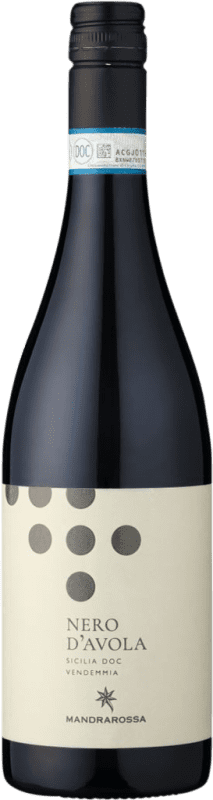 8,95 € Kostenloser Versand | Rotwein Mandrarossa Costadune D.O.C. Sicilia Sizilien Italien Nero d'Avola Flasche 75 cl