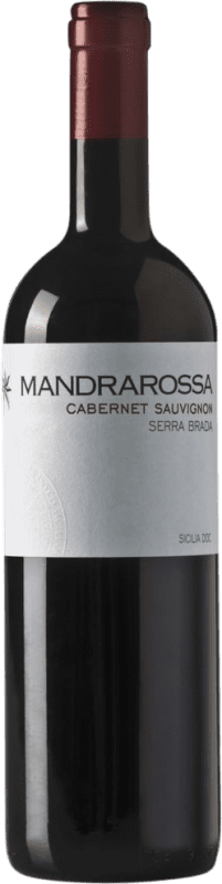 15,95 € Free Shipping | Red wine Mandrarossa Rosso D.O.C. Sicilia Sicily Italy Cabernet Sauvignon Bottle 75 cl