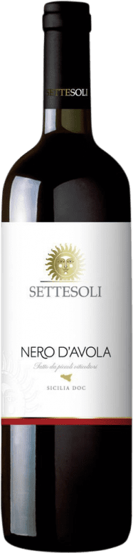 10,95 € 送料無料 | 赤ワイン Settesoli D.O.C. Sicilia シチリア島 イタリア Nero d'Avola 75 cl