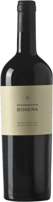 15,95 € 免费送货 | 红酒 Mandrarossa Bonera Rosso I.G.T. Terre Siciliane 西西里岛 意大利 Cabernet Franc, Nero d'Avola 瓶子 75 cl