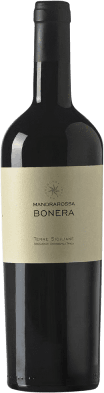 15,95 € Free Shipping | Red wine Mandrarossa Bonera Rosso I.G.T. Terre Siciliane Sicily Italy Cabernet Franc, Nero d'Avola Bottle 75 cl