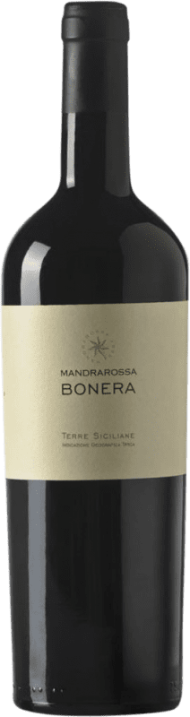 18,95 € Бесплатная доставка | Красное вино Mandrarossa Bonera I.G.T. Terre Siciliane Сицилия Италия Cabernet Franc — Каберне Фран, Nero d'Avola 75 cl