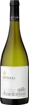 Settesoli Grillo Chardonnay — 莎当妮 Colección — 系列 Eco — 生态 有机 天然 75 cl
