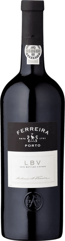 25,95 € Free Shipping | Fortified wine Sogrape Ferreira Late Bottled Vintage I.G. Porto Porto Portugal Nebbiolo, Touriga Franca, Touriga Nacional, Tinta Amarela, Tinta Barroca Bottle 75 cl