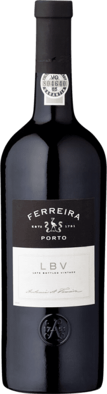 27,95 € Free Shipping | Fortified Wine Sogrape Ferreira LBV Late Bottled Vintage I.G. Porto Porto Portugal Nebbiolo, Touriga Franca, Touriga Nacional, Tinta Amarela, Tinta Barroca Bottle 75 cl
