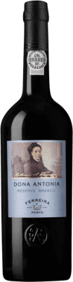 22,95 € Envio grátis | Vinho fortificado Sogrape Ferreira Dona Antónia Branco Reserva I.G. Porto Porto Portugal Malvasía, Códega, Viosinho Garrafa 75 cl