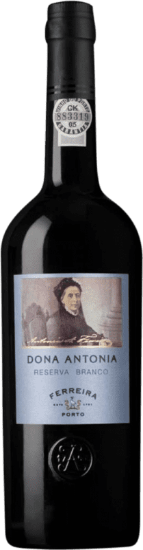 34,95 € Spedizione Gratuita | Vino Liquoroso Sogrape Ferreira Dona Antónia Branco Riserva I.G. Porto porto Portogallo Malvasia, Códega, Viosinho 75 cl