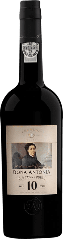 42,95 € Free Shipping | Fortified wine Sogrape Ferreira Dona Antónia Tawny I.G. Porto Porto Portugal Nebbiolo, Touriga Franca, Tinta Roriz, Tinta Amarela 10 Years Bottle 75 cl