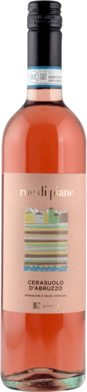 7,95 € 免费送货 | 玫瑰酒 Tenute Spinelli Rue di Piane D.O.C. Cerasuolo d'Abruzzo 弗留利 - 威尼斯朱利亚 意大利 Montepulciano 瓶子 75 cl