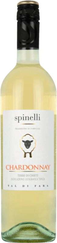 10,95 € Spedizione Gratuita | Vino bianco Tenute Spinelli Val di Mara I.G.T. Terre di Chieti Abruzzo Italia Chardonnay Bottiglia 75 cl