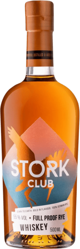 54,95 € Free Shipping | Liqueurs Spreewood Stork Club Full Proof Rye Germany Medium Bottle 50 cl Whiskey