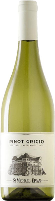 19,95 € Kostenloser Versand | Weißwein St. Michael-Eppan D.O.C. Südtirol Alto Adige Tirol del Sur Italien Pinot Gris — Grauburgunder Flasche 75 cl