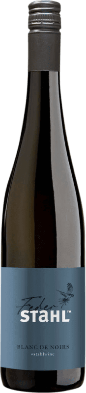 17,95 € Бесплатная доставка | Белое вино Stahl Federstahl Blanc de Noirs Q.b.A. Rheinhessen Rheinhessen Германия Pinot Noir — Пино Нуар, Nebbiolo — Неббиоло Бутылка 75 cl Без алкоголя