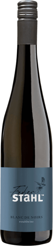 17,95 € 免费送货 | 白酒 Stahl Federstahl Blanc de Noir Q.b.A. Rheinhessen Rheinhessen 德国 Pinot Black, Nebbiolo 瓶子 75 cl 不含酒精