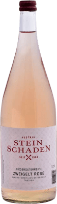 10,95 € Kostenloser Versand | Rosé-Wein Steinschaden Blauer Rosé Trocken D.A.C. Mittelburgenland Niederösterreich Österreich Zweigelt Flasche 1 L