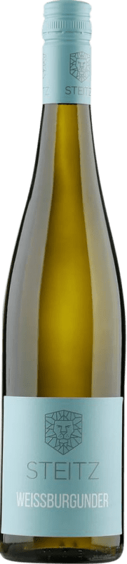 9,95 € Kostenloser Versand | Weißwein Steitz Trocken Q.b.A. Rheinhessen Rheinhessen Deutschland Pinot Blanc — Weißburgunder Flasche 75 cl