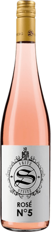 8,95 € Free Shipping | Rosé wine Steitz Rosé Nº 5 Germany Pinot Black, Portugieser Bottle 75 cl Alcohol-Free