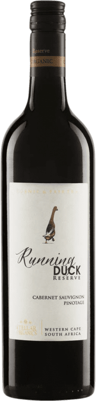 12,95 € Бесплатная доставка | Красное вино Stellar Organics Running Duck Cabernet Sauvignon Pinotage Резерв W.O. Western Cape Western Cape South Coast Южная Африка Cabernet Sauvignon, Nebbiolo бутылка 75 cl