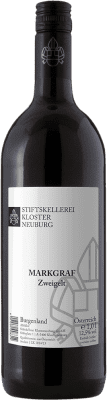 10,95 € 免费送货 | 红酒 Stift Klosterneuburg Markgraf I.G. Niederösterreich 下奥地利 奥地利 Zweigelt 瓶子 1 L