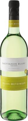 9,95 € 送料無料 | 白ワイン Julius Metzinger ドライ Q.b.A. Pfälz Pfälz ドイツ Sauvignon White ボトル 75 cl