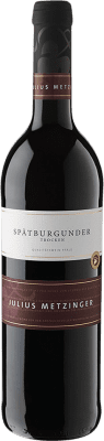 9,95 € Free Shipping | Red wine Julius Metzinger Dry Q.b.A. Pfälz Pfälz Germany Pinot Black Bottle 75 cl