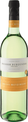 9,95 € 送料無料 | 白ワイン Julius Metzinger ドライ Q.b.A. Pfälz Pfälz ドイツ Pinot White ボトル 75 cl