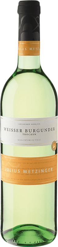 9,95 € 送料無料 | 白ワイン Julius Metzinger ドライ Q.b.A. Pfälz Pfälz ドイツ Pinot White ボトル 75 cl
