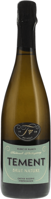 72,95 € Envio grátis | Espumante branco Tement Morillon Blanc de Blancs Sekt Brut Nature Reserva D.A.C. Südsteiermark Estiria Áustria Chardonnay Garrafa 75 cl