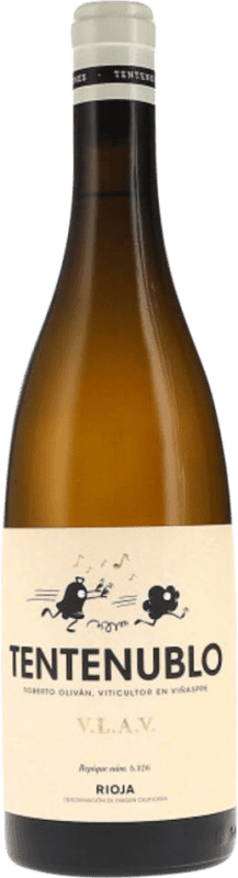 16,95 € Бесплатная доставка | Белое вино Tentenublo VLAV Blanco D.O.Ca. Rioja Ла-Риоха Испания Grenache, Viura, Malvasía бутылка 75 cl